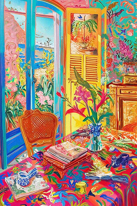 Illustration | Colorful Wall Art Decor |Wall Art Print |Digital Art Poster|Moody Wall Decoration,bedroom livingroom,kidsroom|PRINTABLE Art |Digital Download