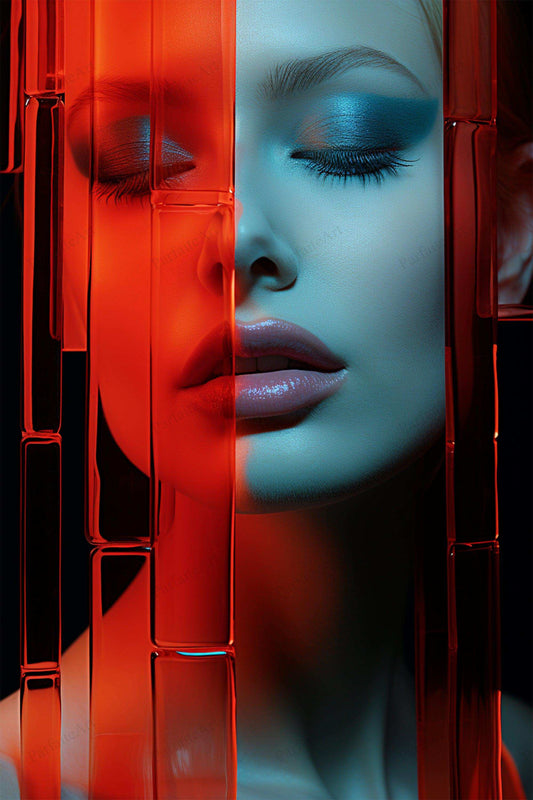 a person taking a selfie in a mirror