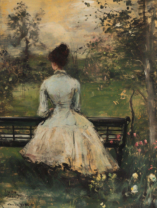 Vintage Wall Art print,Framed Canvas Print,Moody Wall Decor, Hand Painted Colorful Decorative Canvas Artwork,High-Quality Waterproof Decorative Canvas Art, Hotel Aisle Living Room Home Decor Art