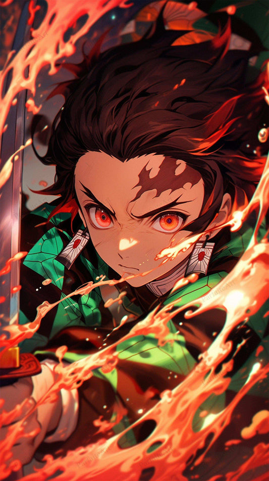 Anime Poster | Character Concept Wall Art Decor |Wall art print |Demon Slayer|Wallpapers,Cell phone screen wallpaper, game room, industrial decor,Art Deco Wall Gifts|PRINTABLE Art |Digital Download