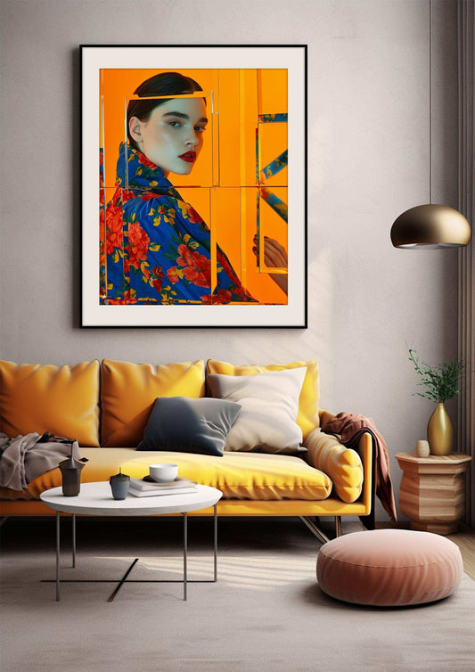 Vogue Allure: Chic Fashion Poster - Gallery-Quality Prints for Stylish Spaces,Digital Download