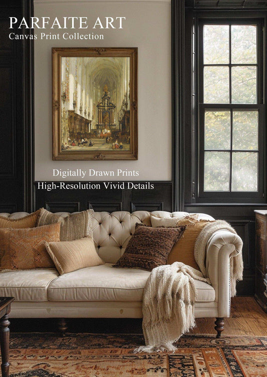 Famous landscape paintings,Vintage Canvas Painting Prints,World Famous Paintings Series,Framed canvas prints,Hotel Aisle Living Room Home Decor Art,Giclée Printing Technique