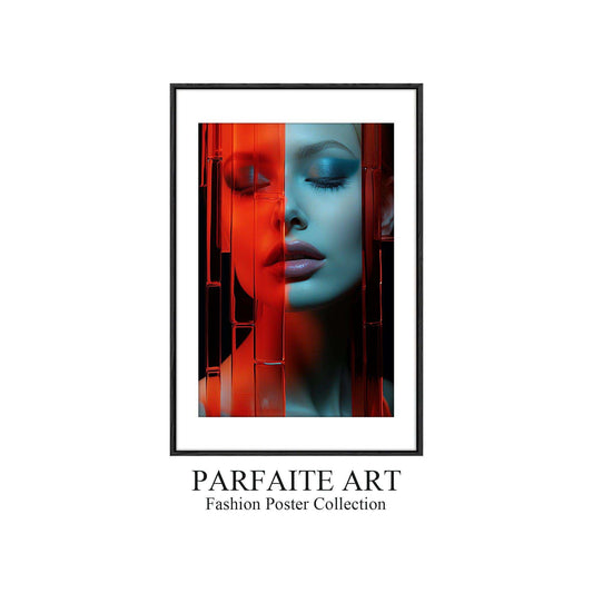 a picture of a picture of a man on a wall