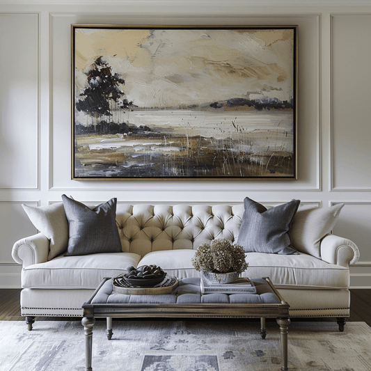 Art Above the Sofa: Selecting the Perfect Abstract Oil Painting