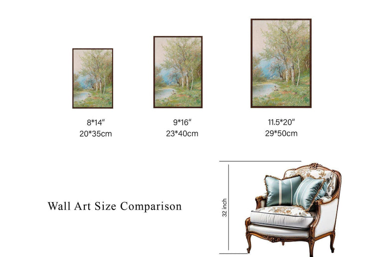 World Famous Landscape Canvas Prints - A Panorama of Elegance for Your Home，Wood Framed Canvas Prints