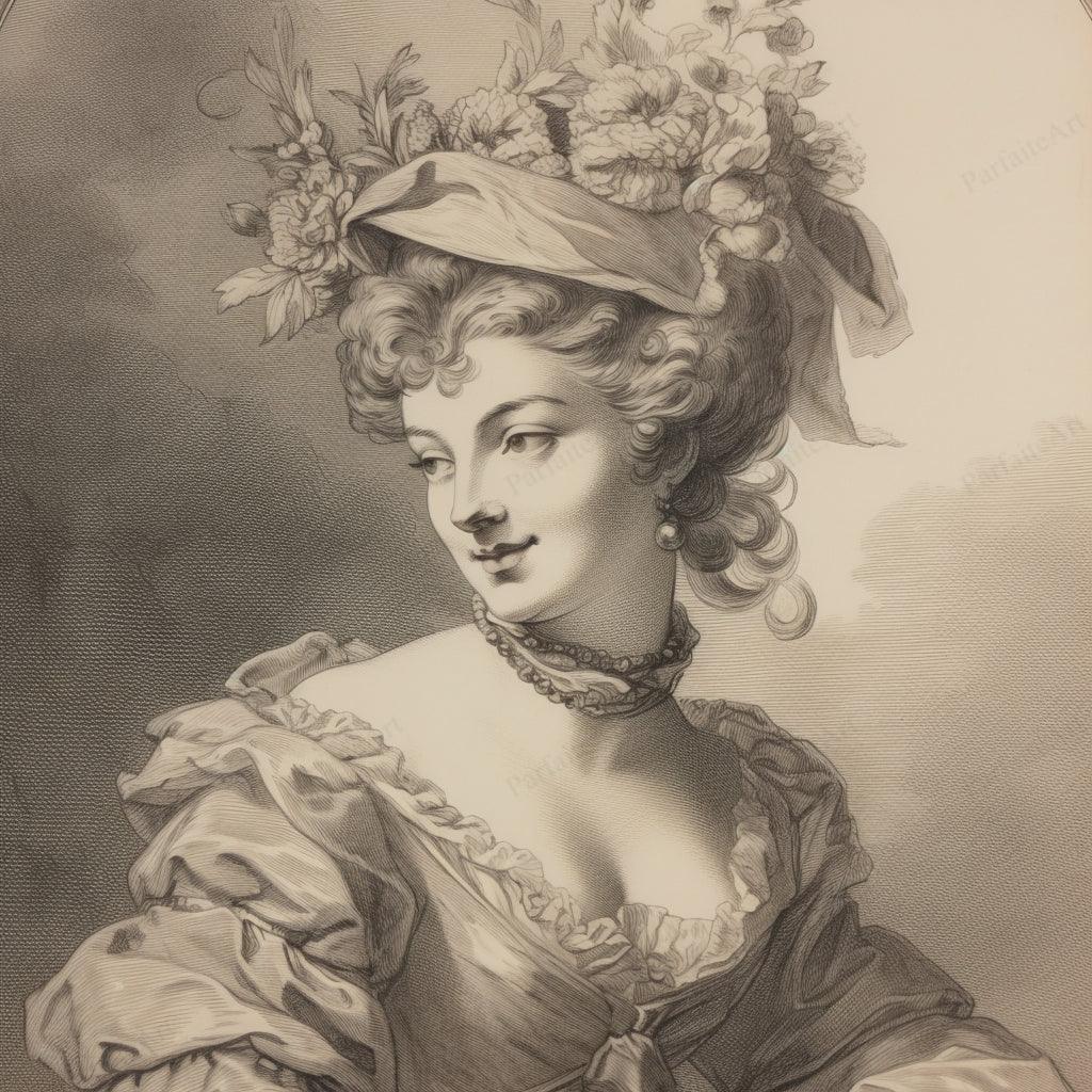 Classical Woman Portrait | Vintage Wall Art |Sketch etching printing |Moody Wall Decor |Home Decor Aesthetics|PRINTABLE Art |Digital Download