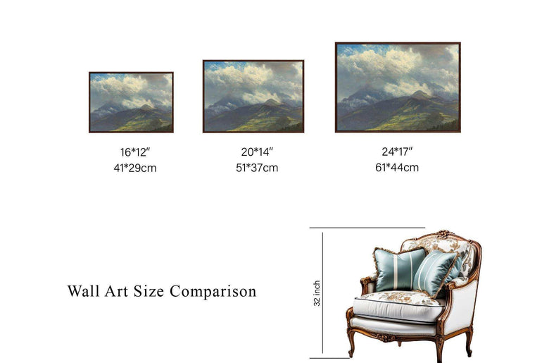 Landscape Canvas Painting Prints,Wall Art,Giclée Printing Technique