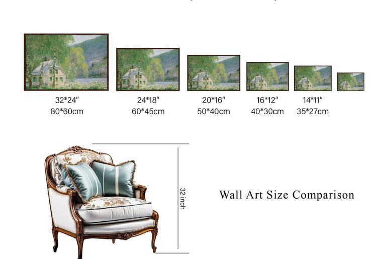 Impressionism Landscape| Vintage Wall Art Decor|Decorative Painting| Wall Art Canvas Print |Living Room, Dining Room|PRINTABLE Art |Digital Download