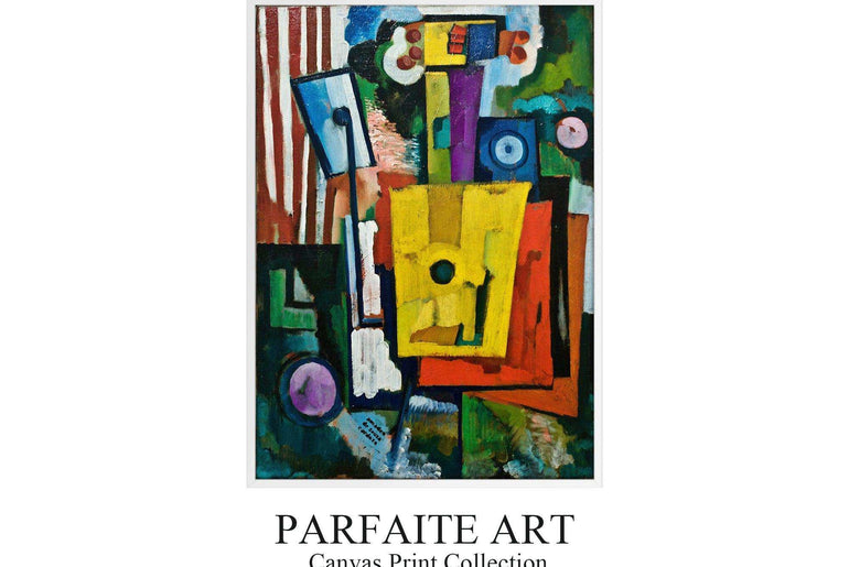 Cubism,Wall Art,Canvas Print,Framed,Home Decor CC 6 - ParfaiteArt