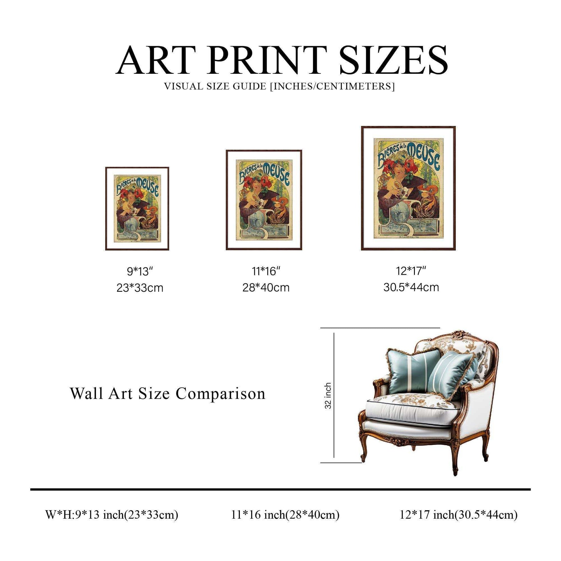 Framed fine art prints,Vintage Wall Art Print,Moody Wall Decor,Large art prints for walls,Mucha artwork,High-Quality Professional Giclee technique