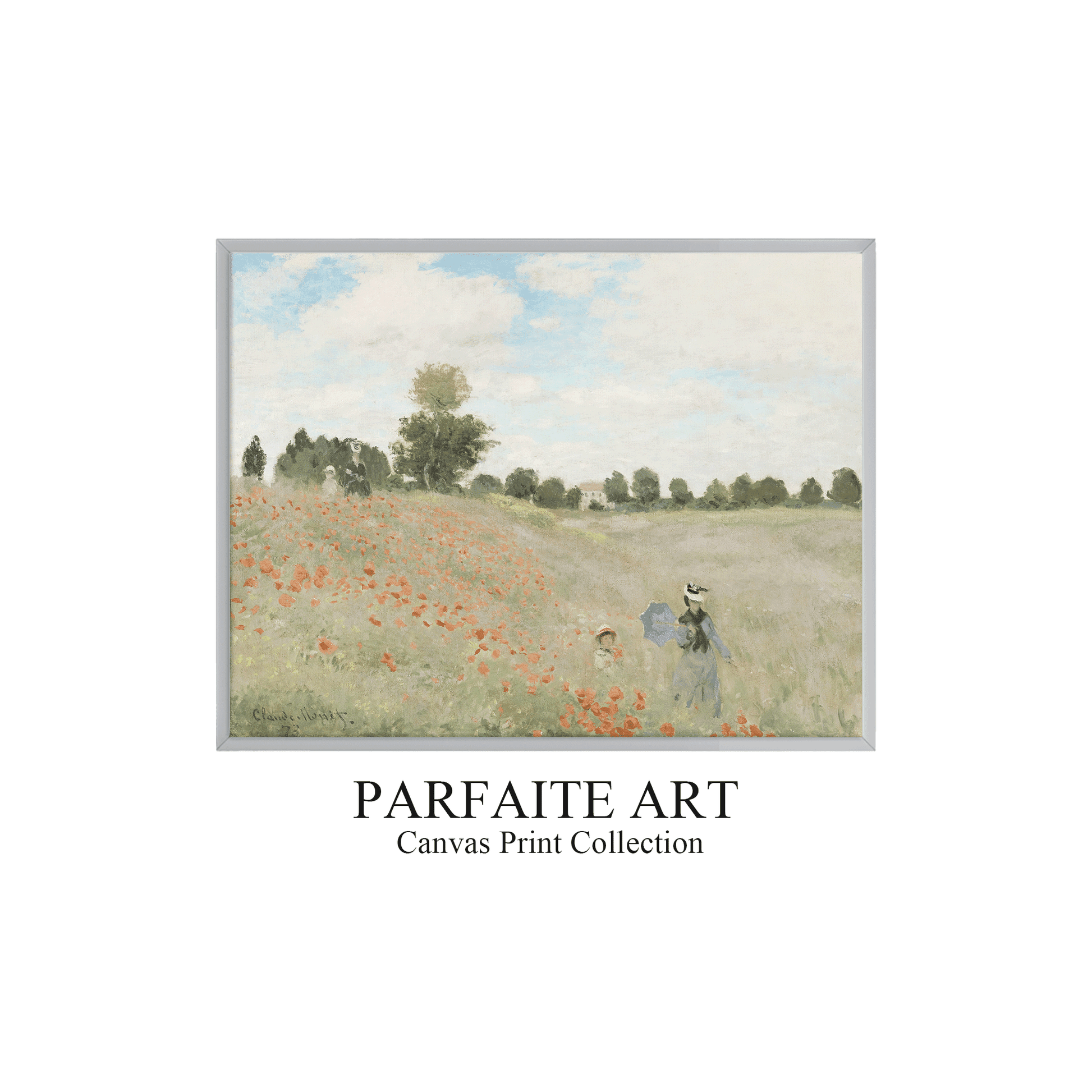 Poppy Field near Argenteuil (1873) - Claude Monet