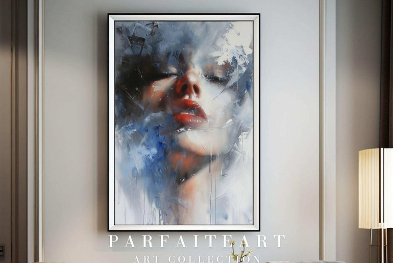 Oil Painting Lady Portrait,Wall Art Prints,Digital Download Files P22