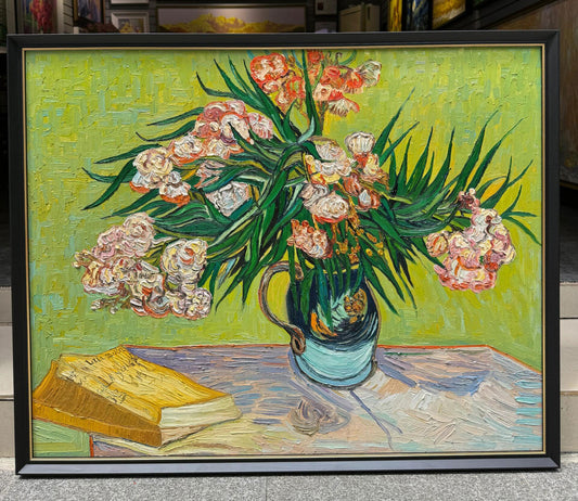 Oleanders (1890) - Vincent van Gogh Handmade Painted