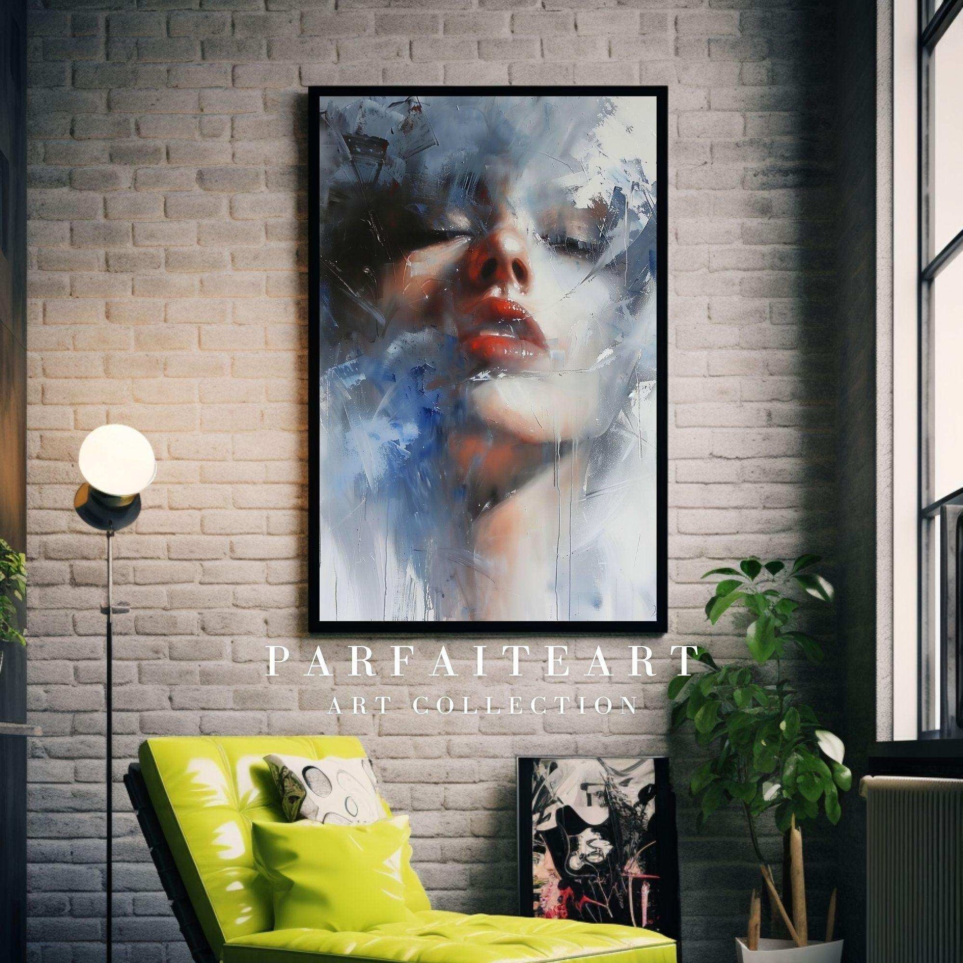 Oil Painting Lady Portrait,Wall Art Prints,Digital Download Files P22