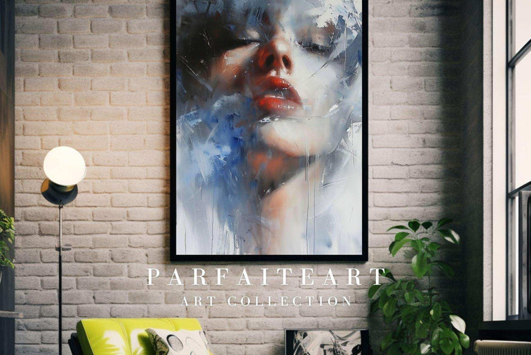 Oil Painting Lady Portrait,Wall Art Prints,Digital Download Files P22