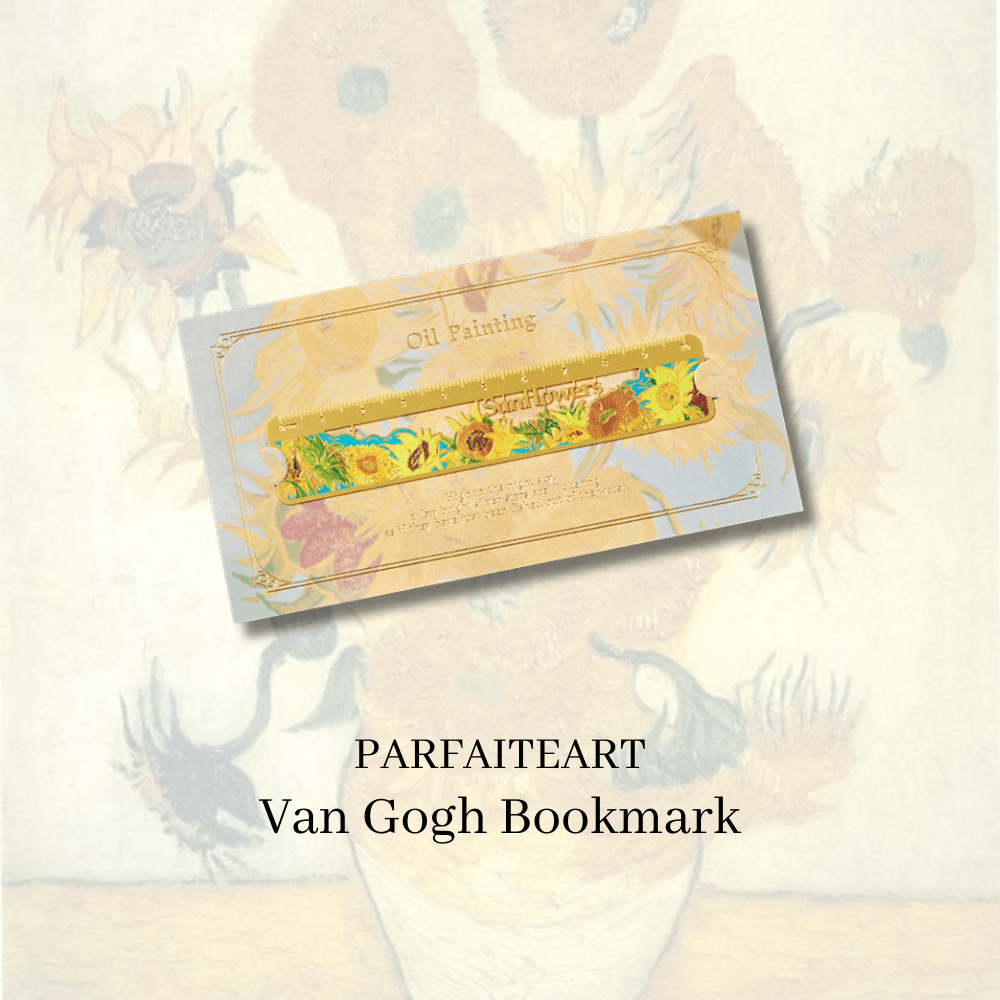 Handcrafted Metal Bookmark - Exquisite Painting-Inspired Bookmark for Unique Gifts and Christmas Presents 4x4cm 6