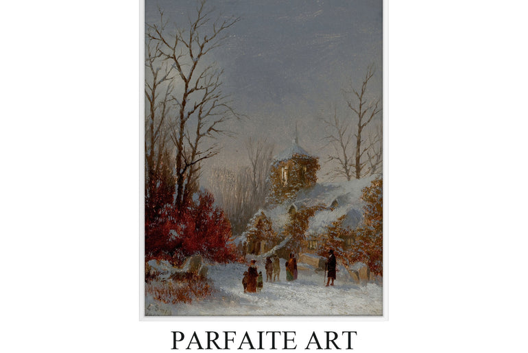 Christmas Service (1867) - Claude Monet