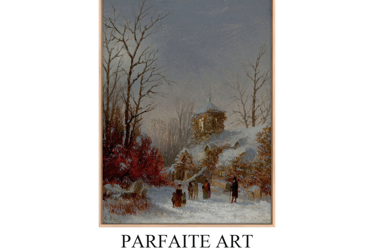 Christmas Service (1867) - Claude Monet