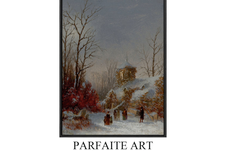 Christmas Service (1867) - Claude Monet