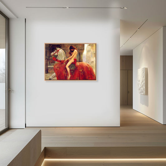 Lady Godiva  -  John Collier Handmade Painted