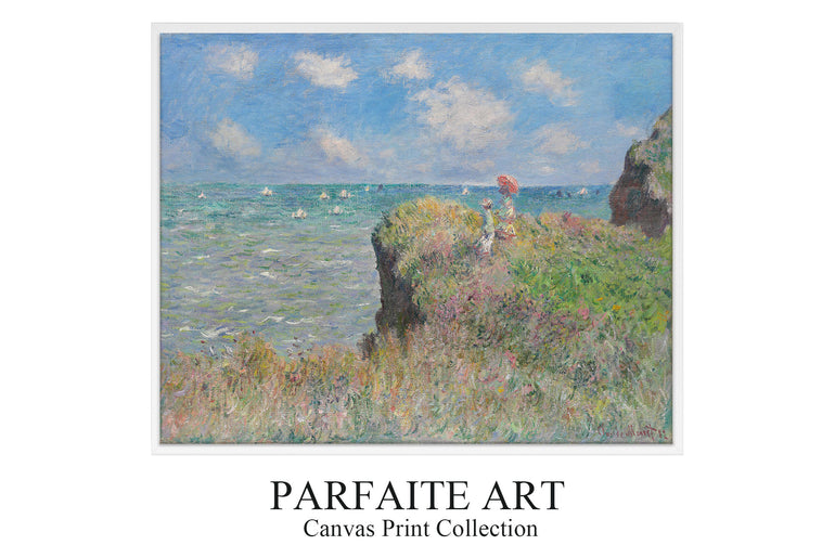 Cliff Walk at Pourville (1882) - Claude Monet