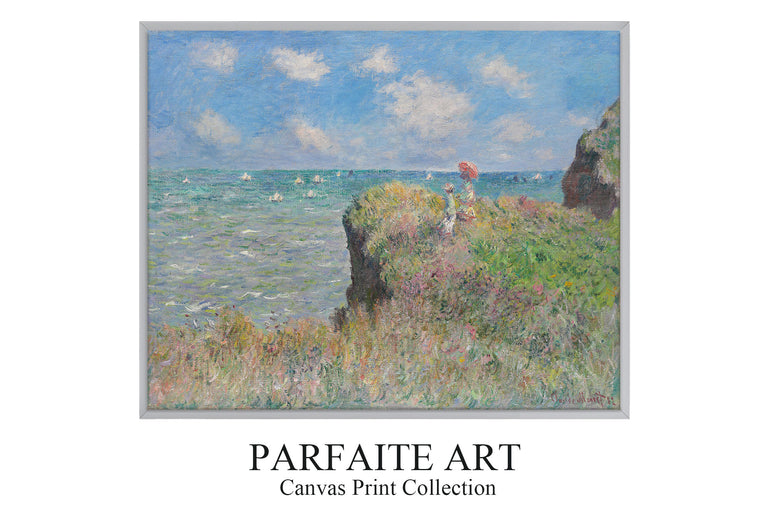 Cliff Walk at Pourville (1882) - Claude Monet