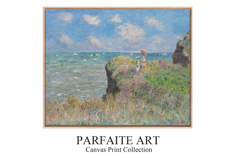 Cliff Walk at Pourville (1882) - Claude Monet