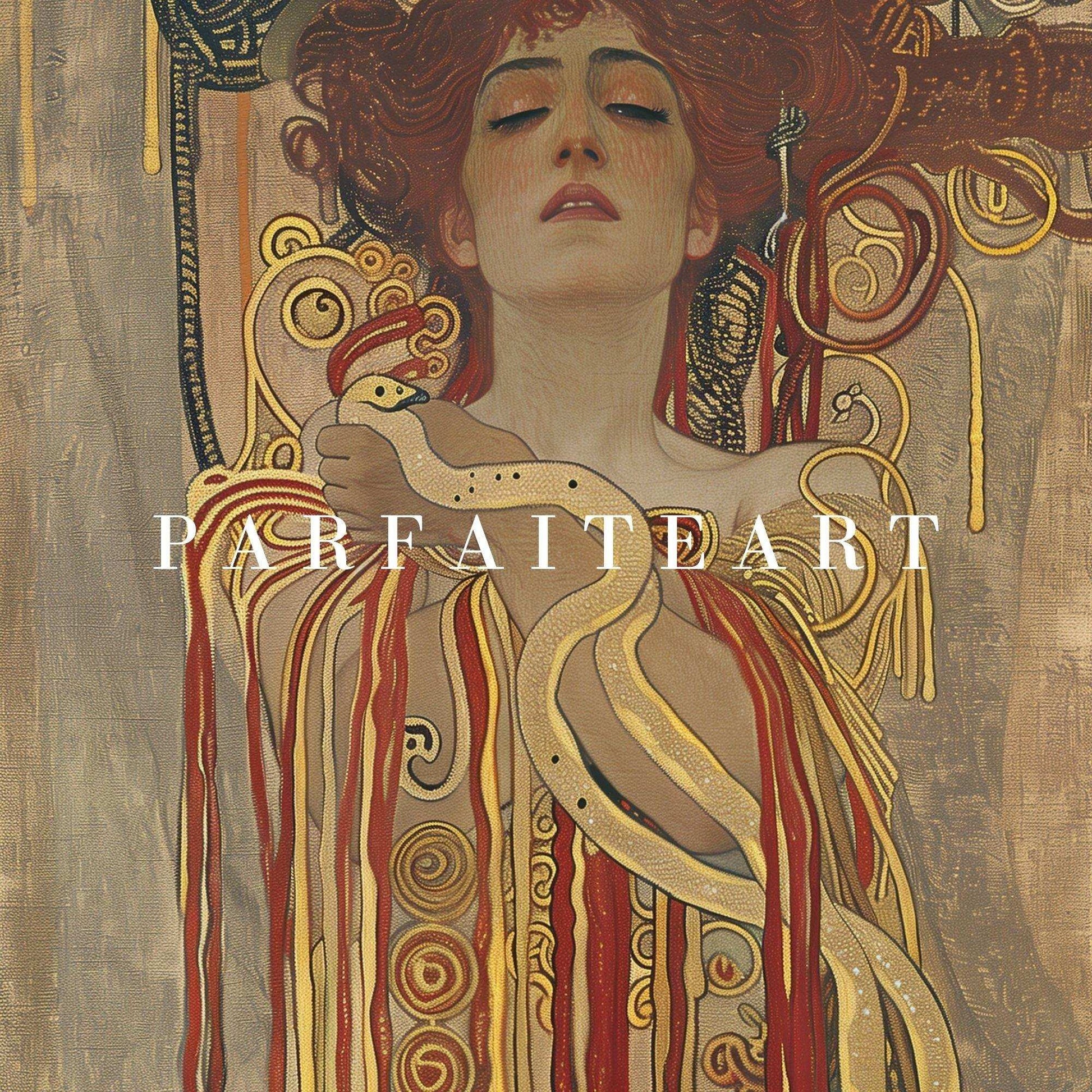 Inspired Giclée Vintage Wall Art,Art Nouveau Portraits,Canvas Prints #89