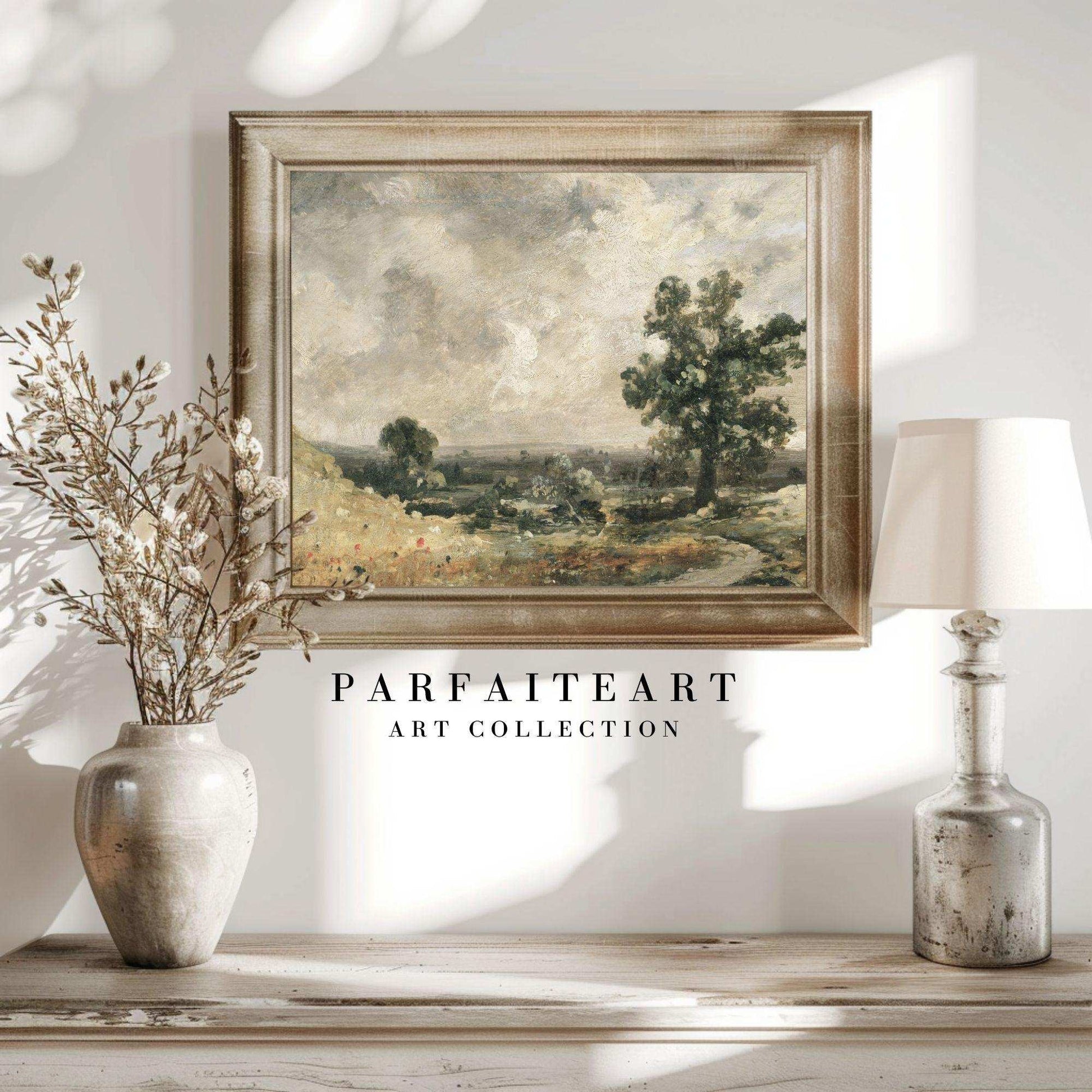 Vintage Giclée Landscape Art Prints ，Iconic Impressionist & Art Deco Inspired Wall Decor #65