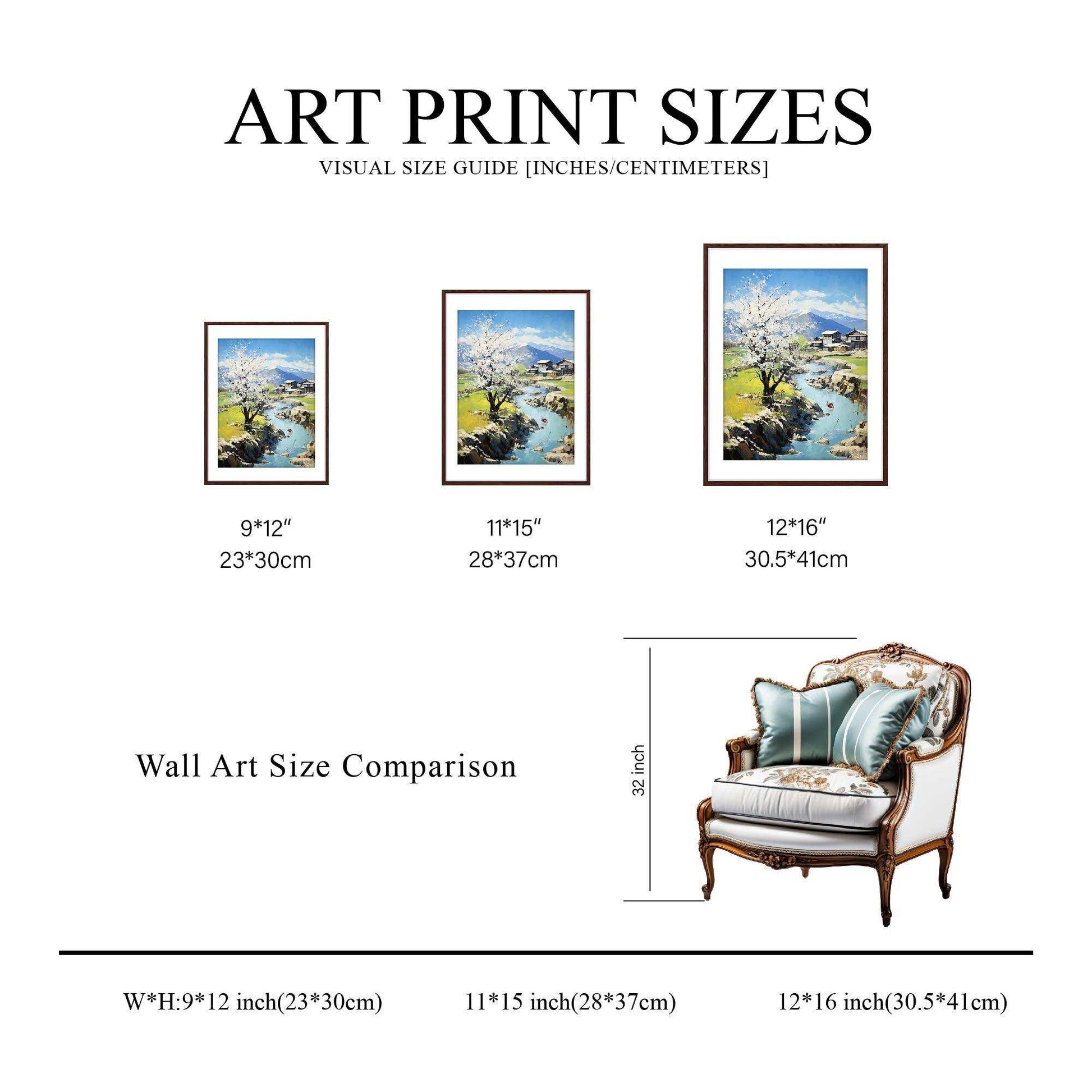 Landscape,Framed Fine Art Paper Prints,Living Room Decor,High-Quality professional Giclee technique #12