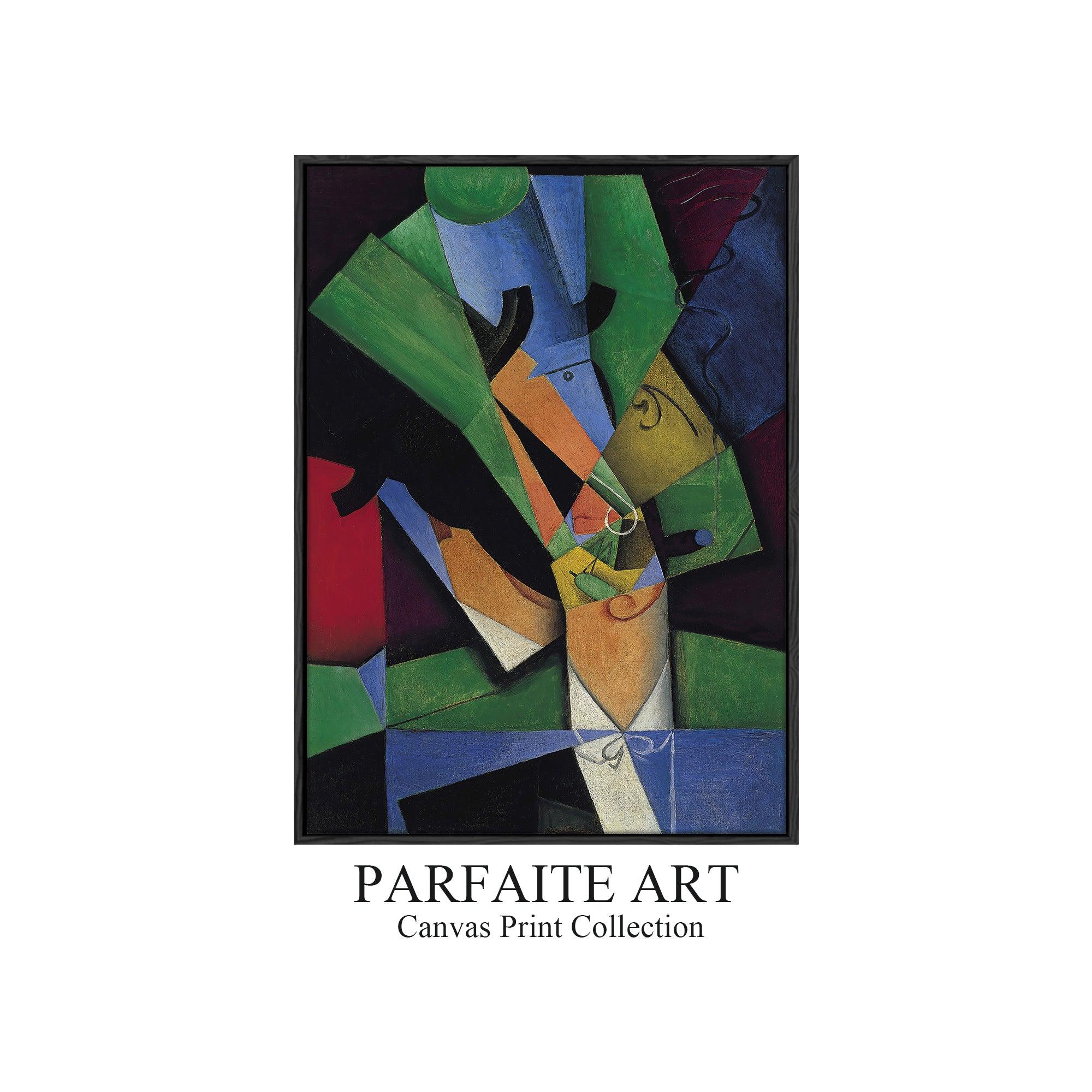 Cubism,Wall Art,Canvas Print,Framed,Home Decor CC 9 - ParfaiteArt