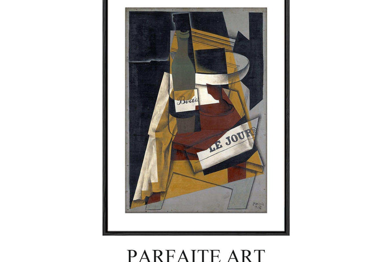 Cubism,Wall Art,Canvas Print,Framed,Home Decor CC 4 - ParfaiteArt