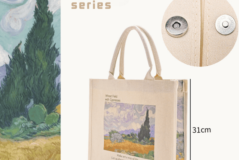 Canvas Tote Bag,Tote Bag For Women Tote Shopping 36x10x31 cm 2