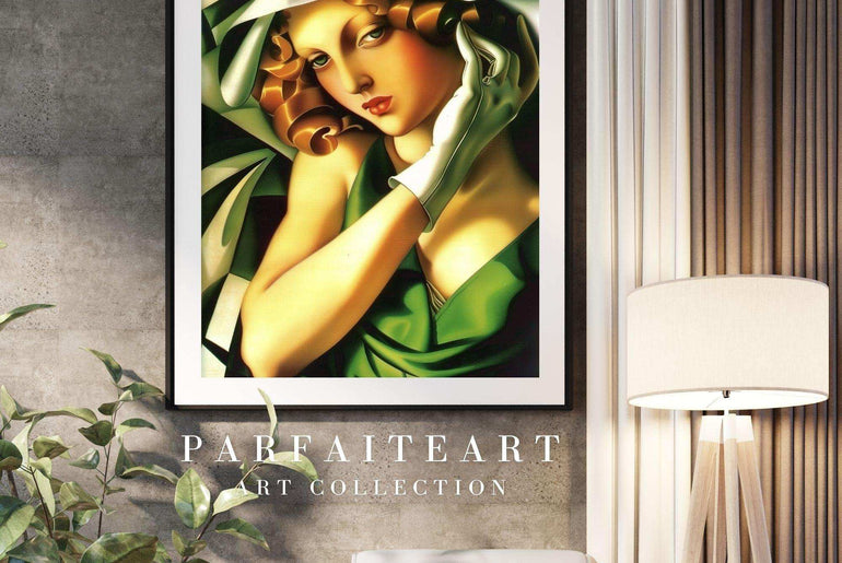 Art Deco,Framed Prints,Woman Portrait,Wall Art,Giclée technique #39