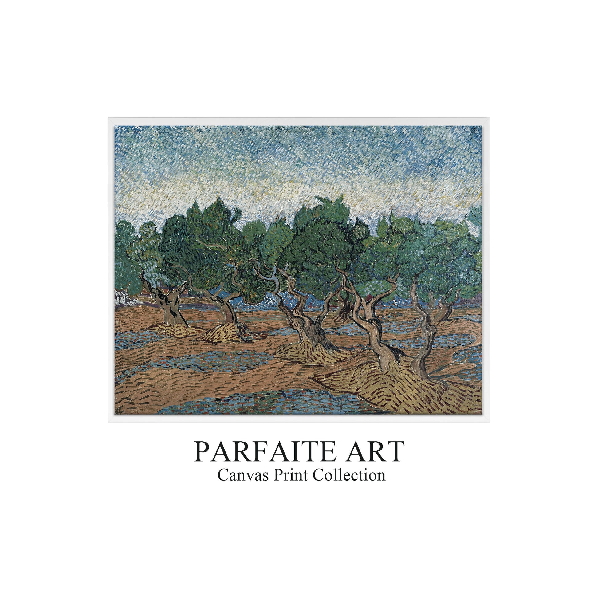 Olive Orchard by Vincent van Gogh | Giclée Printed Landscape Art | Museum-Quality Premium Framing