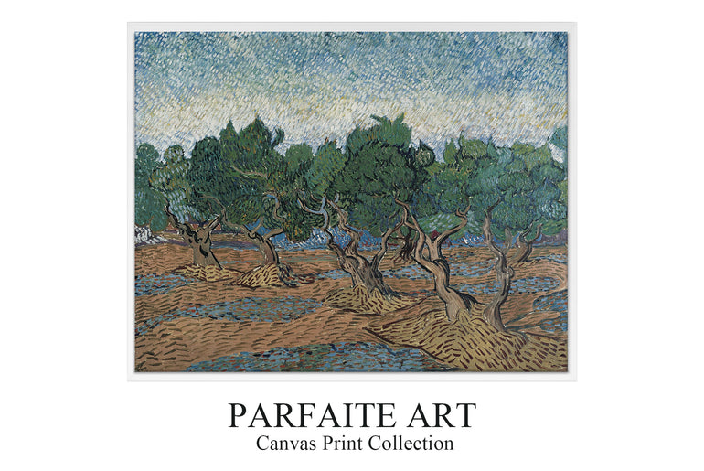 Olive Orchard by Vincent van Gogh | Giclée Printed Landscape Art | Museum-Quality Premium Framing