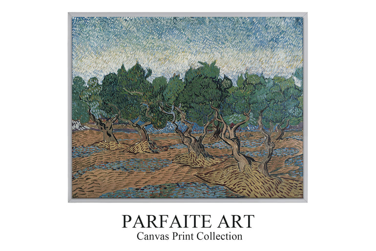 Olive Orchard by Vincent van Gogh | Giclée Printed Landscape Art | Museum-Quality Premium Framing