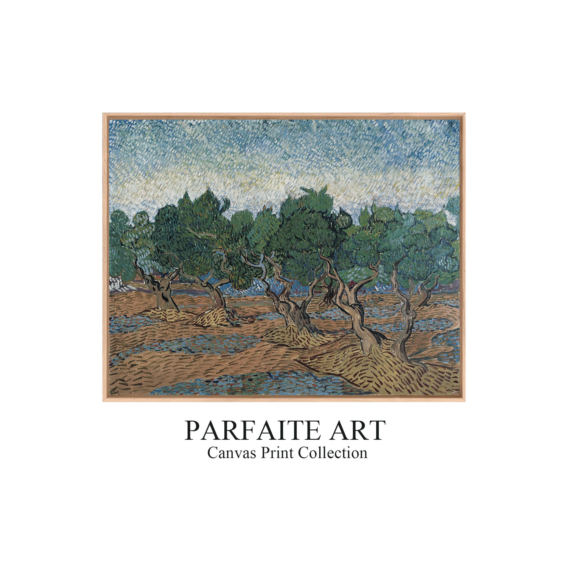 Olive Orchard by Vincent van Gogh | Giclée Printed Landscape Art | Museum-Quality Premium Framing