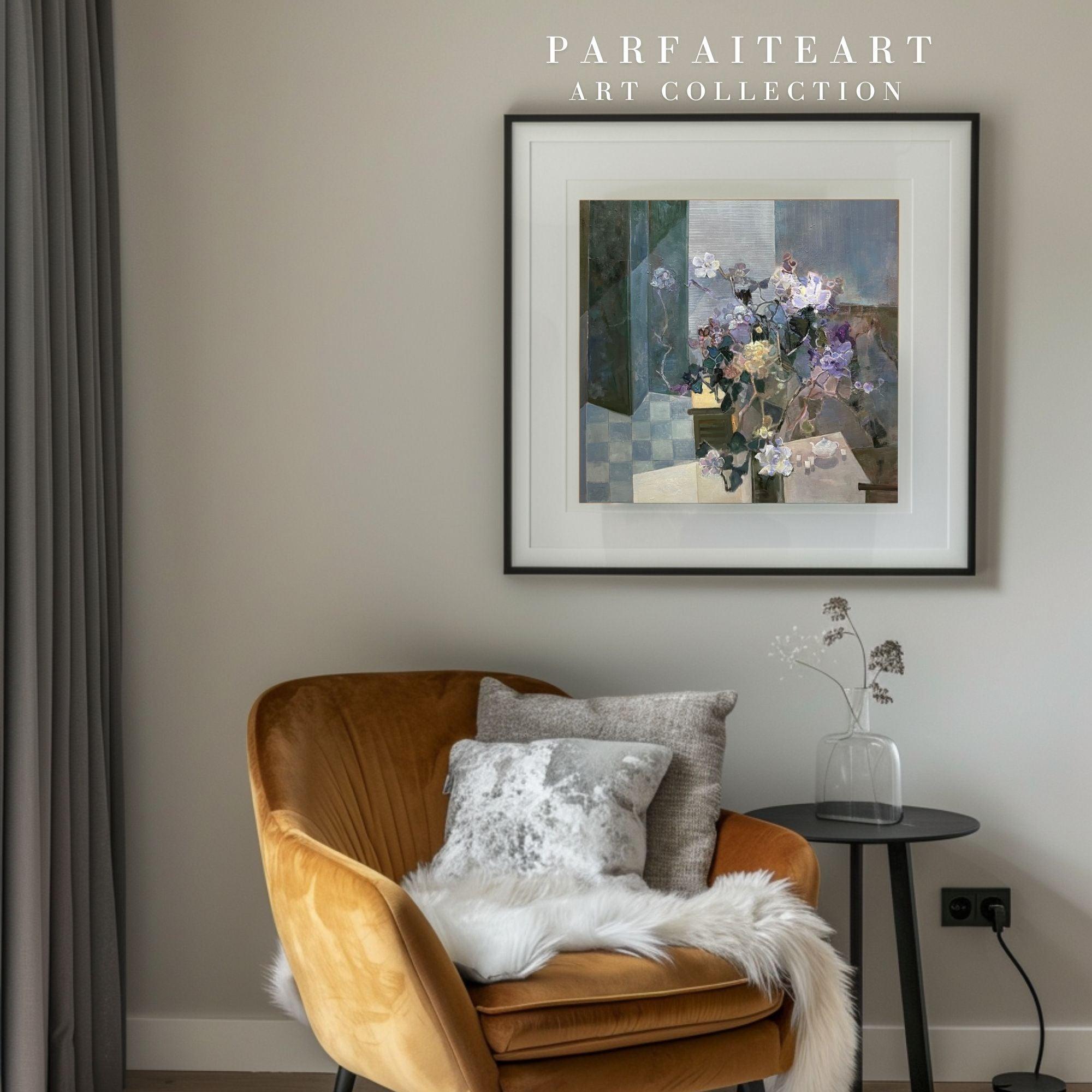 Original Painting,Handmade,Canvas Print,Abstract Art,Botany,Art Decor For Living Room O18 - ParfaiteArt
