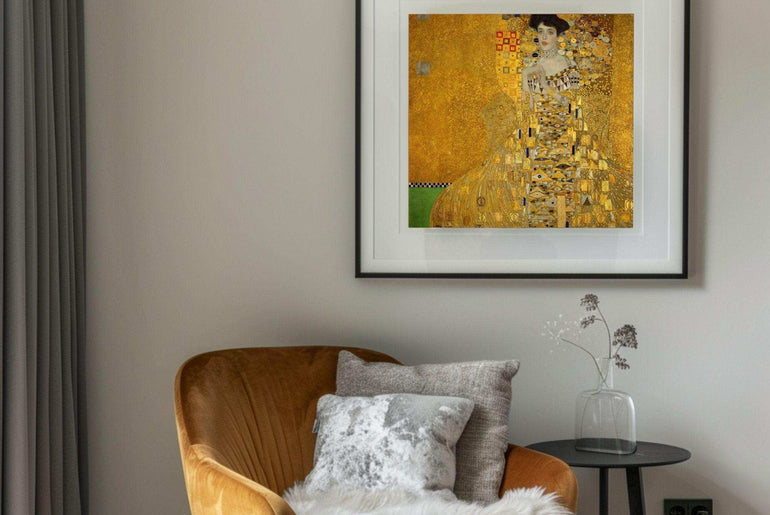 Portrait Art Nouveau, Klimt, Print Giclée Techniques #95