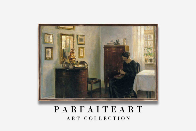 Fine vintage wall art prints: printable Giclée prints on canvas, world famous paintings and decorative arts - expressionist paintings, portraits of artistic ladies. #87