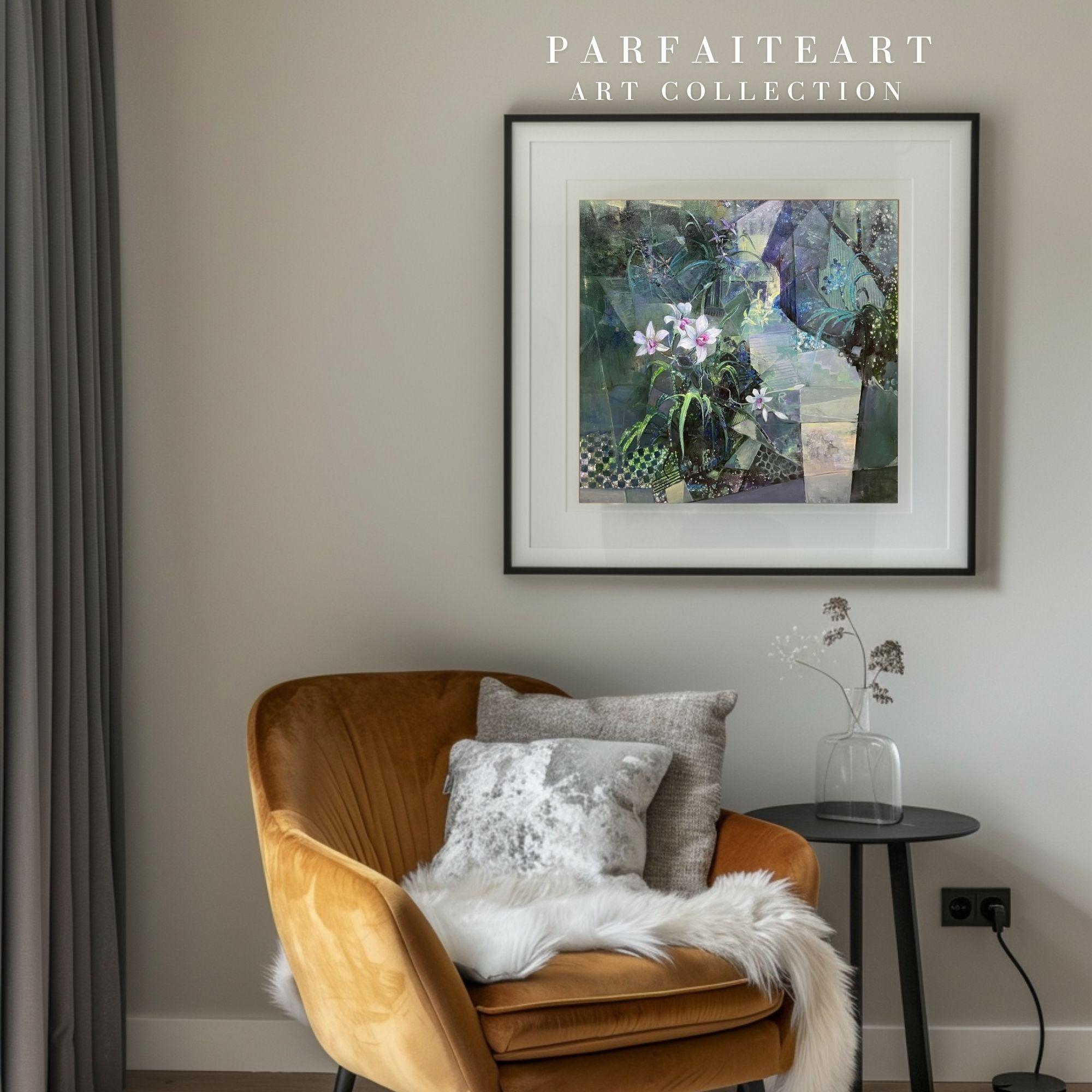 Original Painting,Handmade,Canvas Print,Abstract Art,Botany,Art Decor For Living Room O16 - ParfaiteArt