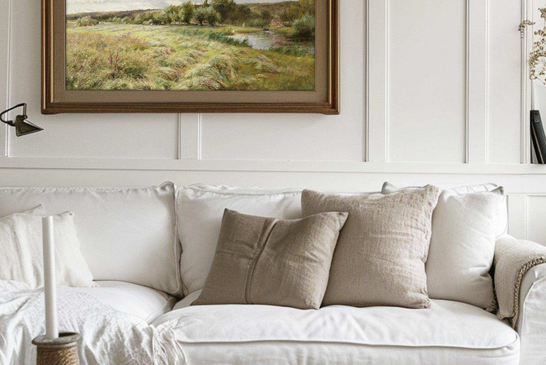 Vintage-Inspired Framed Giclée Landscape Prints #48