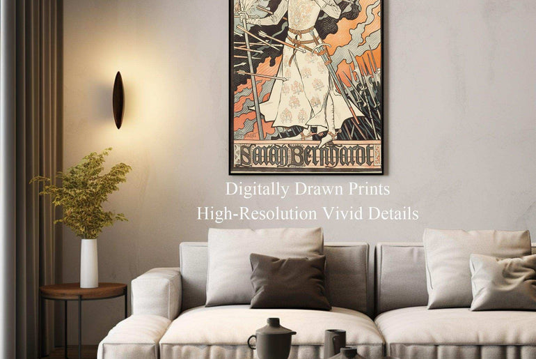 Goddess of War Vintage Poster - Artistic Giclée Art Deco Print for Game Room&Bar #30