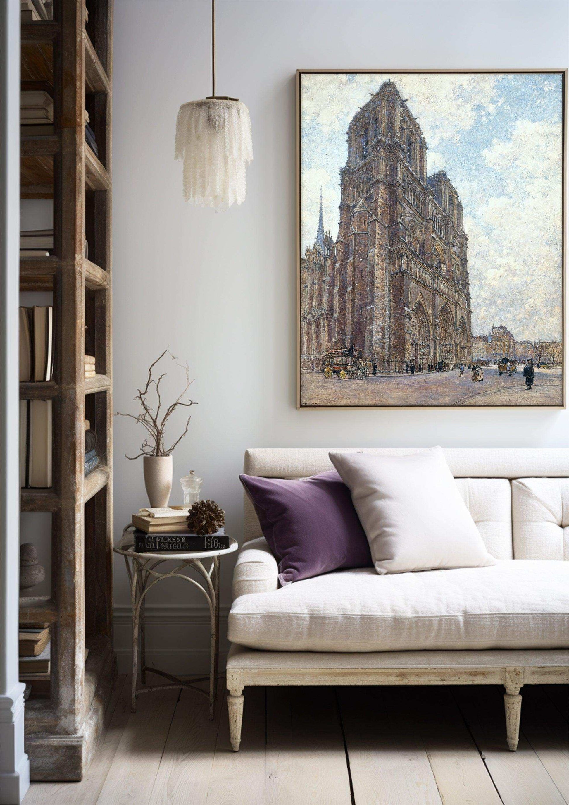 Giclée printed World Famous Paintings, Realistic Artworks and Architectural Landscapes on Printable Canvas #71