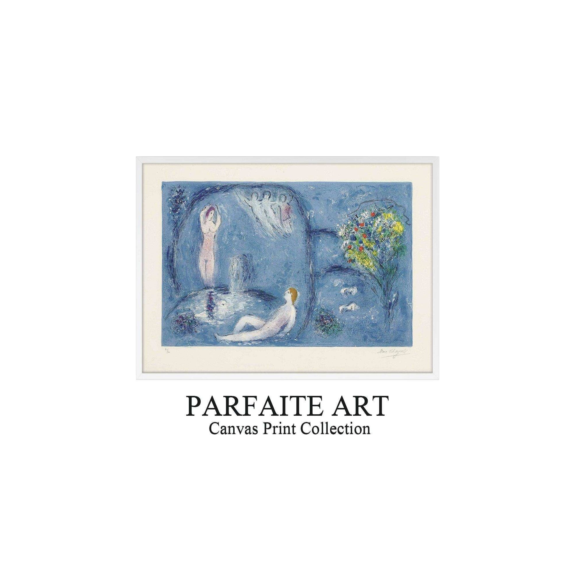 Primitivism,Watercolor,Wall Art,Fine Art Paper Print PF 7 - ParfaiteArt