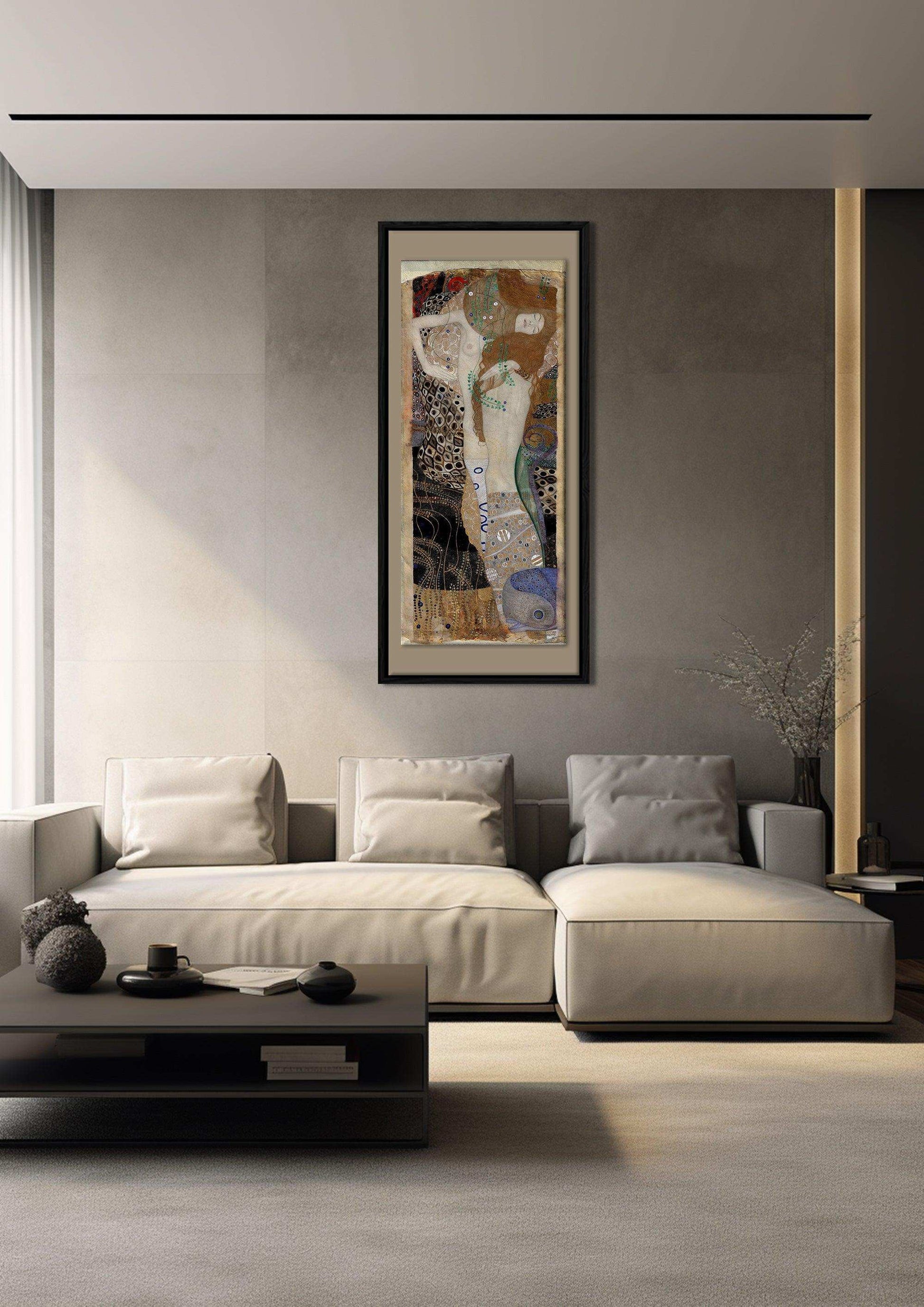 Symbolism,Klimt,Wall Art,Frame Fine Art Paper Print SF 2 - ParfaiteArt