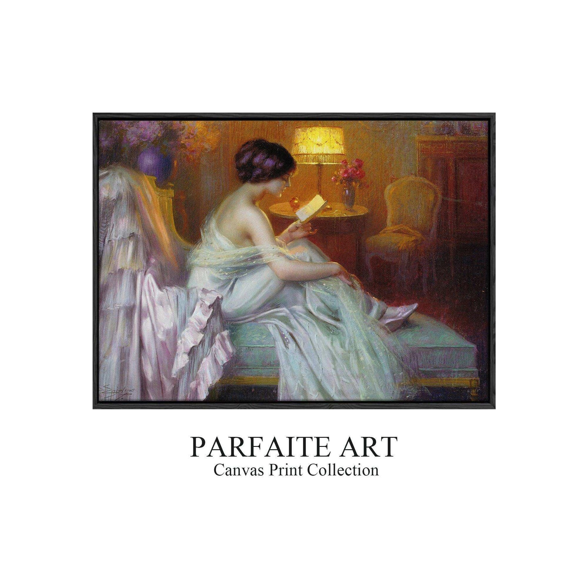 Romanticism,Wall Art,Canvas Print,Framed RC 10 - ParfaiteArt