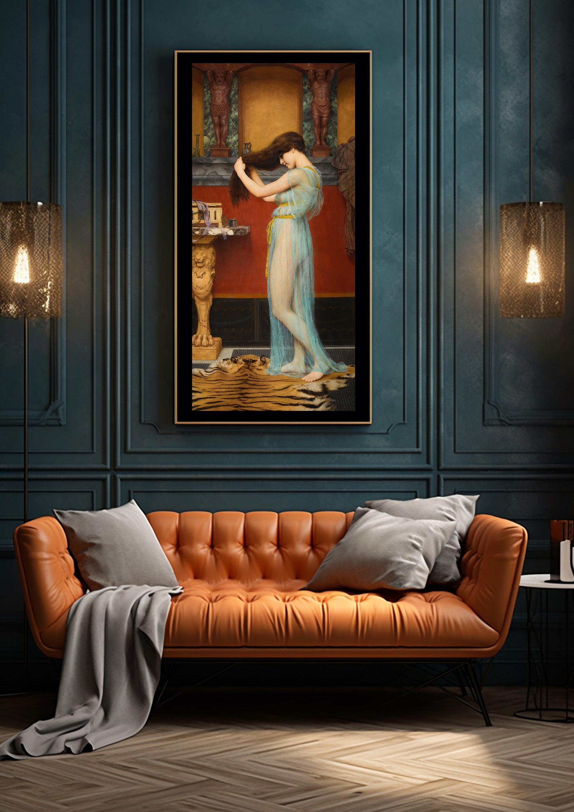 Romanticism,Wall Art,Canvas Print,Framed RC 9 - ParfaiteArt