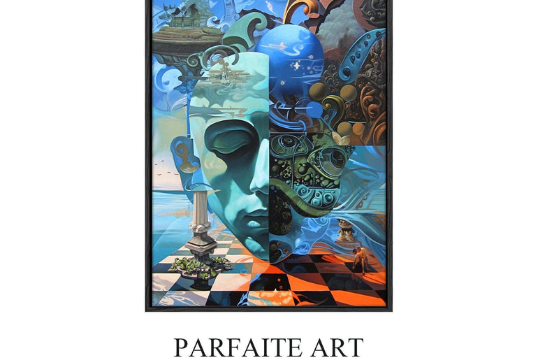 Surrealism,High-Quality Giclée Framed,Poster,Wall Art SPF 20 - ParfaiteArt